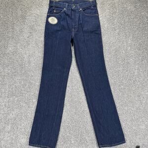 Vtg Levis 509 Jeans Men’s 32x34* Indigo Straight 04509-0218 Raw Denim Orange Tab